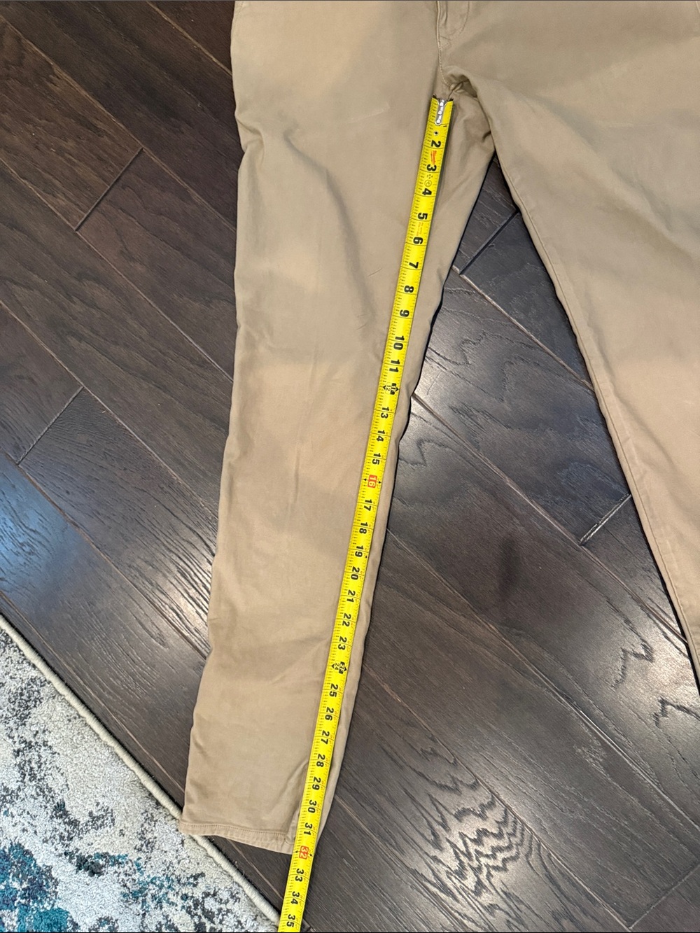 Listing title: Incotex Slacks Desert Tan Slim Fit Chino Trousers 32 - Picture 15 of 16